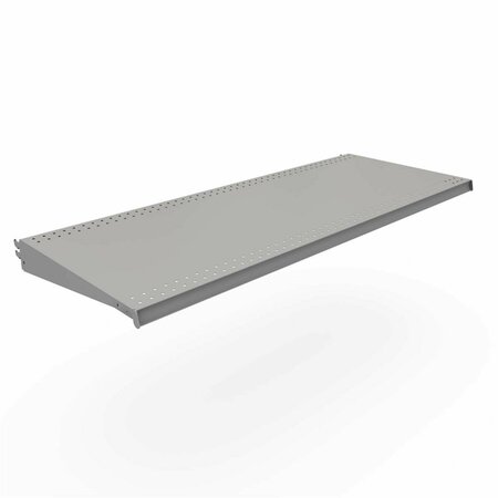 HOMECARE PRODUCTS 1 x 48 x 19 in.  Powder Coated DL Style Shelf Silver, 2PK HO2740237